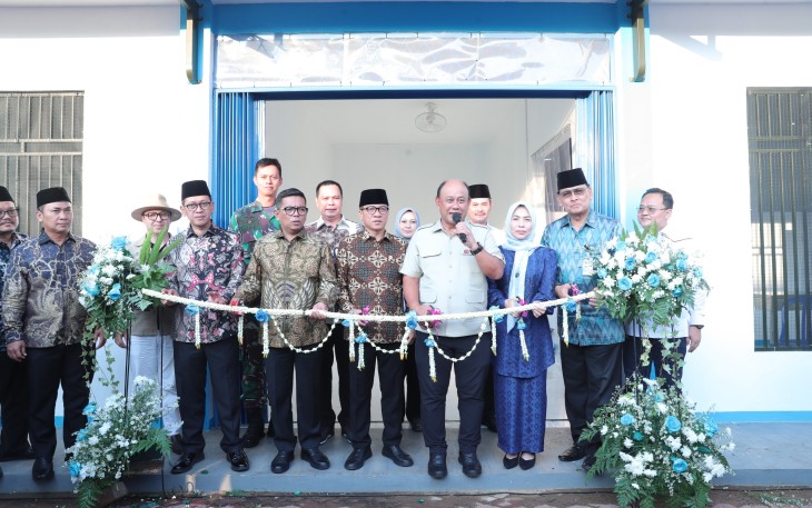 Menteri Desa dan Pembangunan Daerah Tertinggal (Mendes PDT) Yandri Susanto menghadiri launching dan peresmian 17 unit Satuan Pelayanan Pemenuhan Gizi (SPPG) di wilayah Kabupaten Serang, Jumat (22/8/2025) 