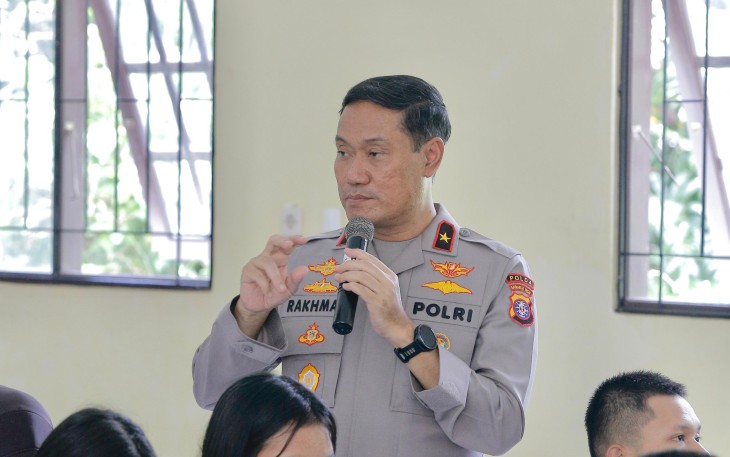 Wakapola Kalimantan Tengah (Kalteng), Brigjen Pol Dr. Rakhmad Setyadi, S.IK., S.H., M.H. menjadi Dosen Praktisi bagi mahasiswa Fakultas Ilmu Sosial dan Ilmu Politik (FISIP) Universitas Palangka Raya (UPR), Kamis (21/8/2025)