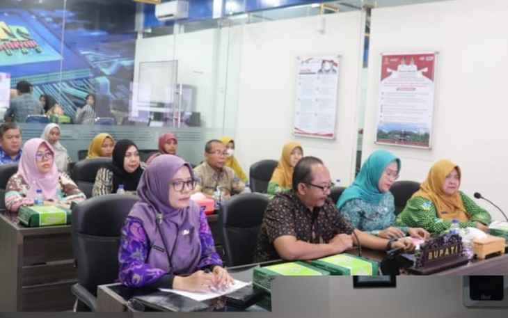 Kegiatan penilaian dan presentasi kompetisi inovasi daerah Jawa Tengah, di Sambernyawa Information Center (SIC) Diskominfo Karanganyar, Selasa (2/9/2025)