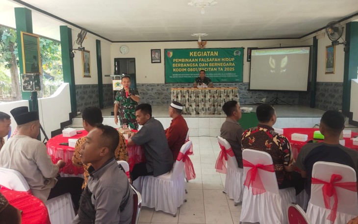 Kodim Pacitan Gelar Pembinaan Falsafah Hidup Berbangsa dan Bernegara