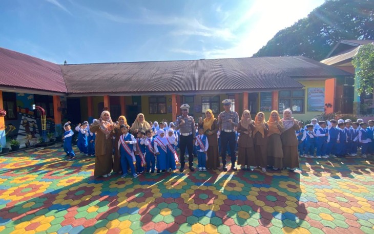 Sat Lantas Polres Pasaman Barat Gelar Kegiatan Polisi Sahabat Anak