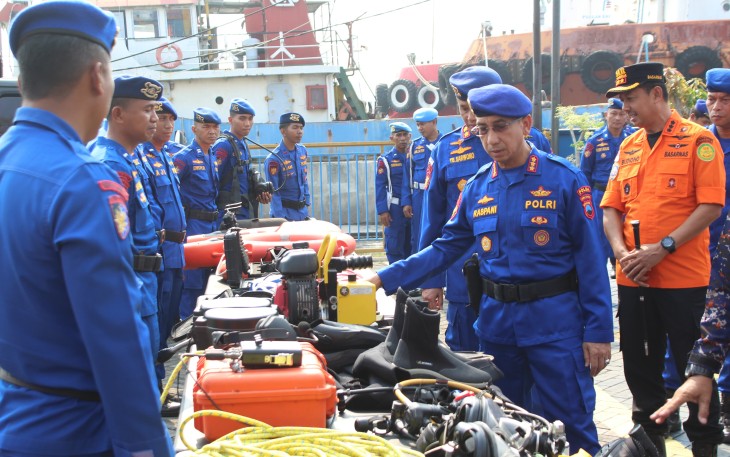 Ditpolairud Polda Jateng Gelar Apel Pasukan dan Alat SAR