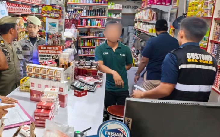 Kanwil Bea Cukai Aceh dan Satpol PP WH Aceh Gencarkan Operasi Pemberantasan Rokok Ilegal di Banda Aceh