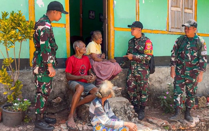 Komsos bersama warga desa Manusasi, Kab. TTU