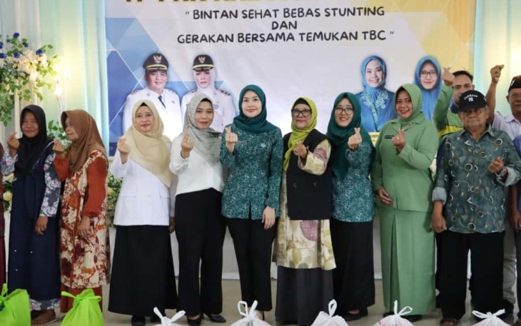 Hafizha Buka Sosialisasi Bintan Sehat Bebas Stunting dan Gerakan Bersama Temukan TBC