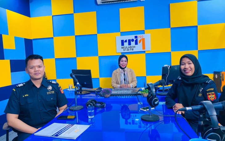 Bea Cukai Meulaboh dan RRI Gelar Dialog Interaktif