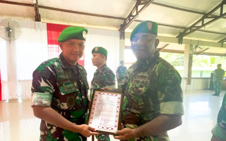 Dandim 1710/Mimika Pimpin Acara Tradisi Korps Pindah Satuan, Masuk Satuan dan Purna Tugas Personel Kodim 1710/Mimika