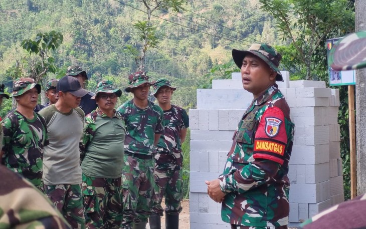 Dansatgas TMMD ke 126 Kodim Takalar Letkol Inf Faisal Amin
