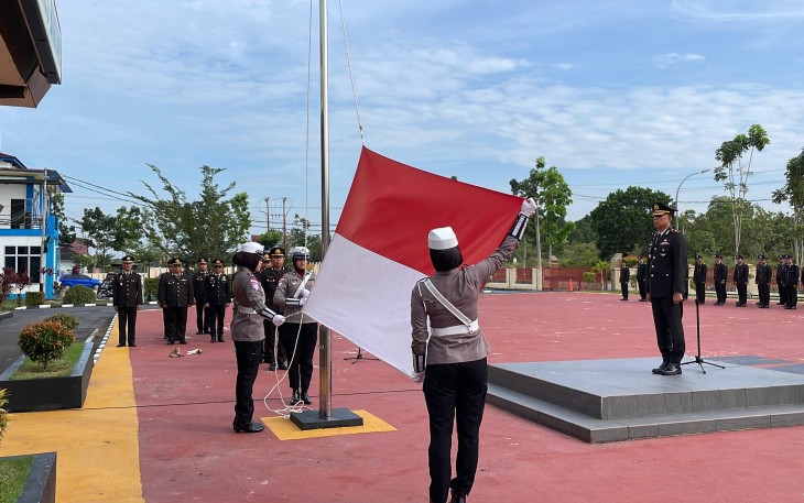 Polres Bintan Laksanakan Upacara Memperingati Hari Sumpah Pemuda Ke-97 