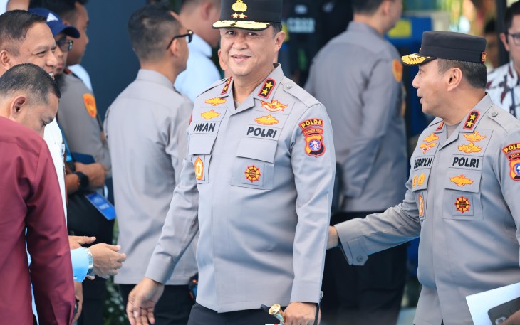 Kepala Kepolisian Daerah Kalimantan Tengah, Irjen Pol Iwan Kurniawan, menghadiri kegiatan pemusnahan barang bukti narkoba sebanyak 214,84 ton