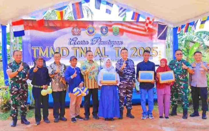 TMMD TNI AL Rampung di Kampung Melayu 