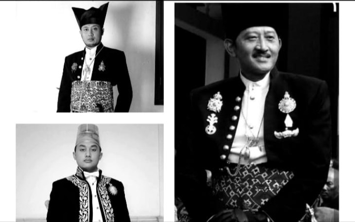 Kiri atas Hangabehi, Kiri bawah Hamangkunegoro, Kanan Tejowulan