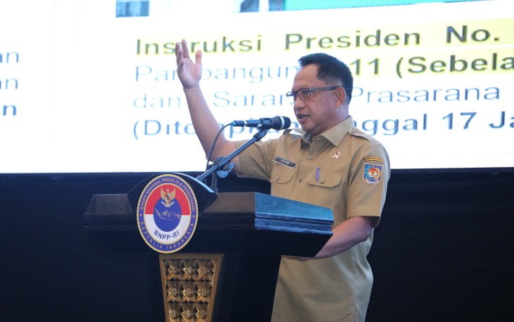 Menteri Dalam Negeri (Mendagri) sekaligus Kepala Badan Nasional Pengelola Perbatasan (BNPP) Muhammad Tito Karnavian 