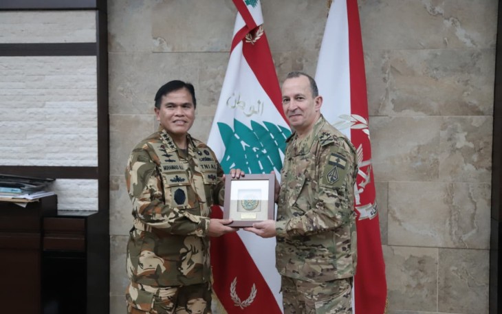 Kasal Laksanakan Bilateral Meeting Bersama Pimpinan Angkatan Bersenjata di Lebanon 