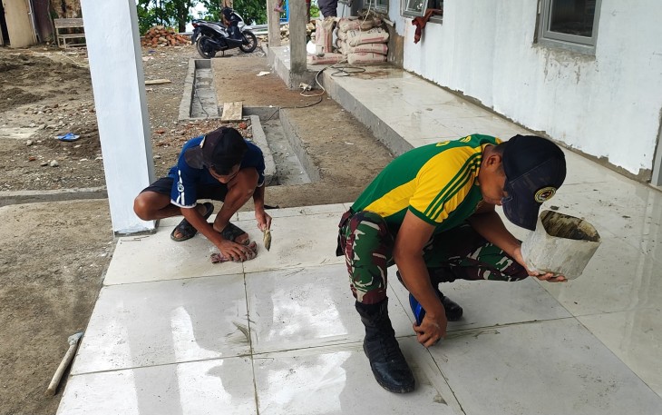 Dari Perbatasan untuk Kesehatan Warga, Pos Kewar Bangun Pustu