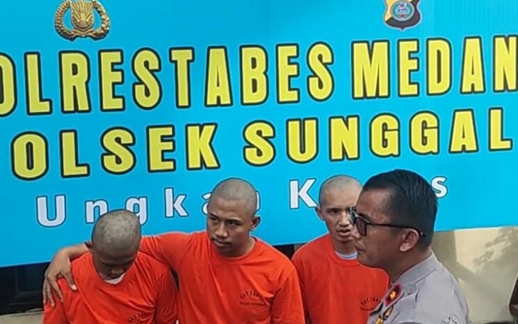 Kejar Pelaku Curanmor Hingga Sei Mencirim, Polisi Sunggal Tembak Dua Tersangka