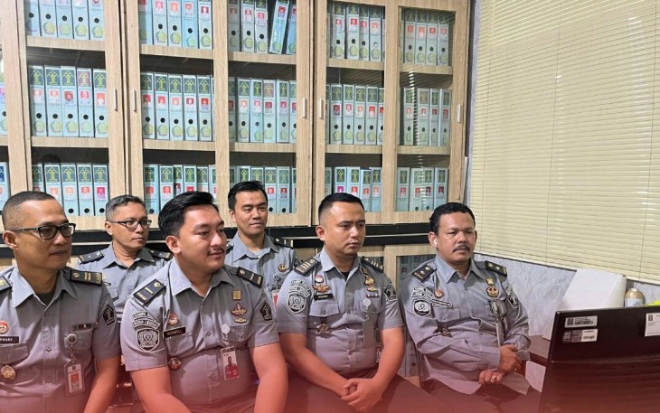 Rutan Kelas I Medan Ikuti Secara Virtual Kegiatan Menteri Imipas.
