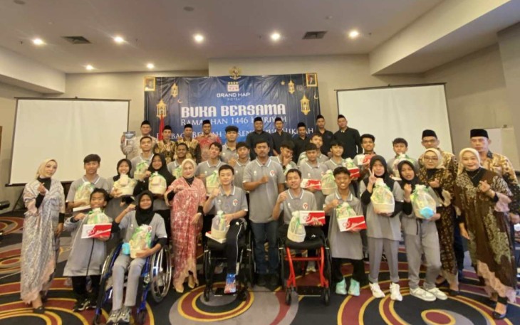 Buka puasa bersama karyawan Grand HAP Hotel dan SKODI 