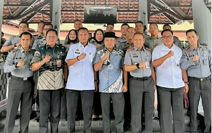 Karutan Pangkalan Brandan Hadir Saat Kunjungan Waket Komisi XIII DPR RI ke Sumut
