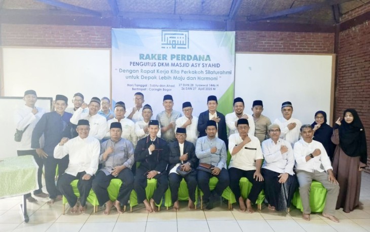 Raker DKM Masjid Asy-Syahid Kota Depok di Bogor, Sabtu (26/4)