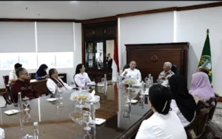 Kakanwil HAM Sumut Beserta Jajaran Dampingi Wamen HAM Silaturahmi ke Pemprovsu