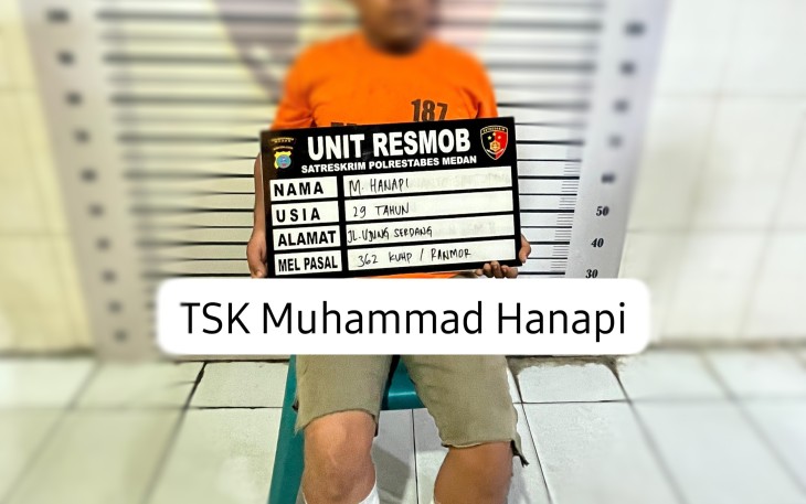 Pelaku Pencurian Sepeda Motor Terekam CCTV Ditangkap Unit Resmob Sat Reskrim Polrestabes Medan
