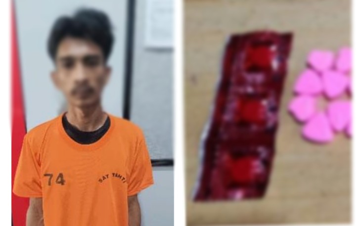 Diduga Pengedar Narkotika Jenis Ekstasi dan Psikotropika
