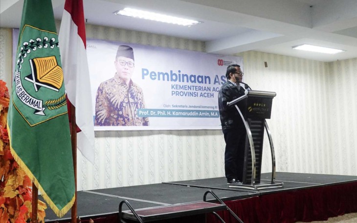 Sekjen Kemenag Kamaruddin Amin