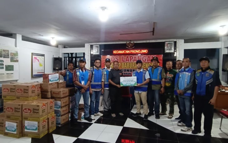 JTT Salurkan Bantuan untuk Masyarakat Terdampak Erupsi Semeru