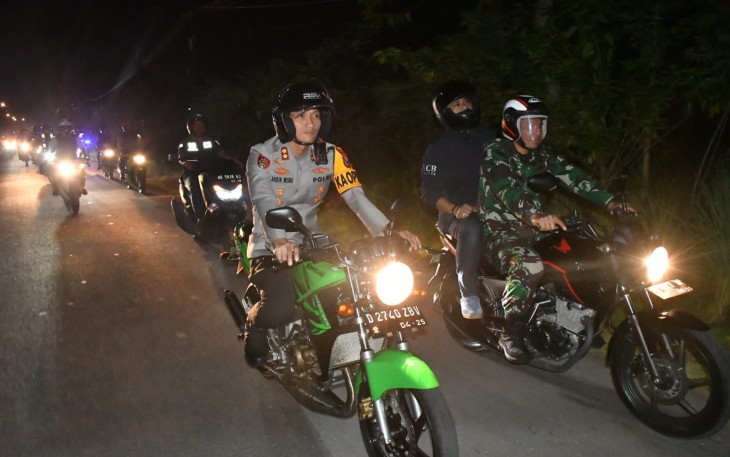 TNI - Polri di Ponorogo Bersinergi Lakukan Patroli Skala Besar.