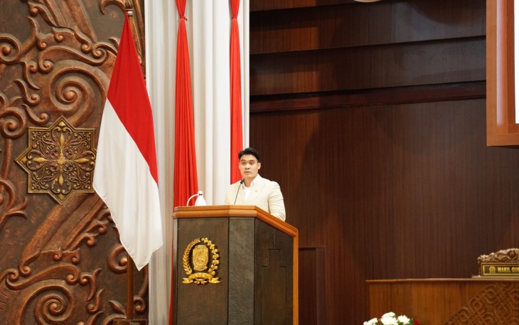 Juru bicara Fraksi Partai Gerindra DPRD Jatim, Cahyo Harjo Prakoso