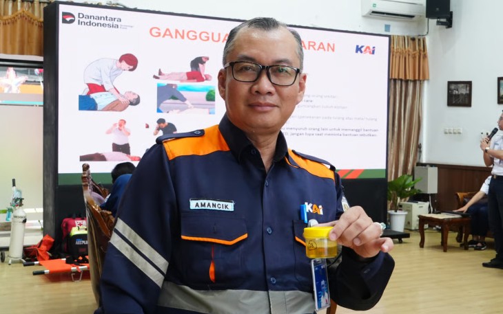 KAI Divre III Palembang Gelar Tes Narkoba Pegawai