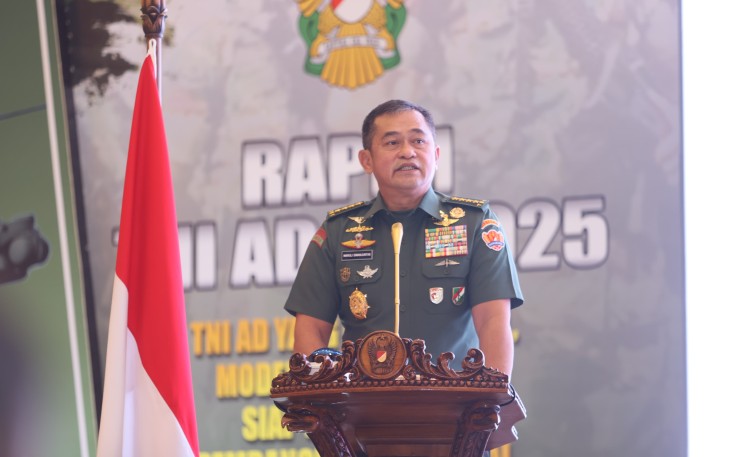 Kepala Staf Angkatan Darat (Kasad) Jenderal TNI Maruli Simanjuntak, M.Sc