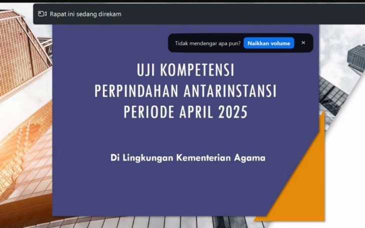 Kemenag Gelar Uji Kompetensi Perpindahan Antar Instansi
