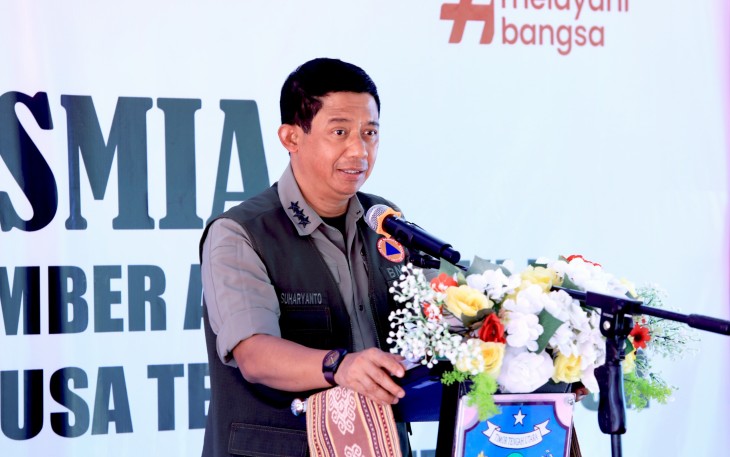 Kepala BNPB Letjen TNI Dr. Suharyanto di salah satu titik lokasi yang berada di Desa Kiuola, Kecamatan Noemuti, Kabupaten Timor Tengah Utara (TTU). 