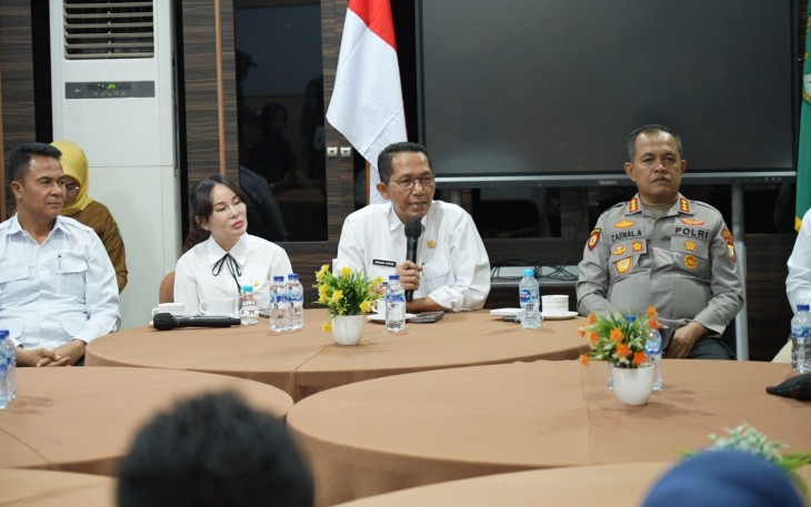 Kepala BP Batam dan Wakil Kepala BP Batam saat Terima Audiensi Warga, Senin (5/5/2025).