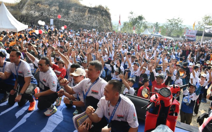 Merdeka Run 2025 Monumen Reog Ponorogo bertempat di wilayah Kecamatan Sampung Kabupaten Ponorogo, Jumat (22/08/2025).