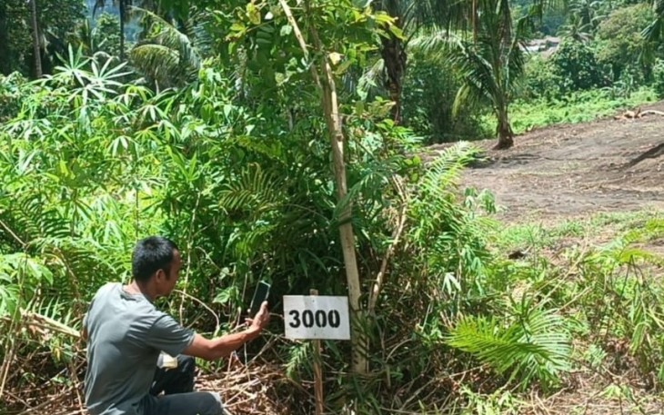 Lokasi Pembangunan badan TMMD Ke-123 Kodim 1310Bitung sejauh 3.000 meter