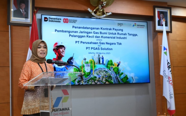PTH Direktur Infrastruktur dan Teknologi PGN, Rosa Permata Sari di Kantor Pusat PGN, Jakarta (19/08/2025). 
