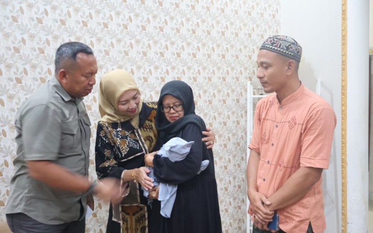 Pangkolinlamil dan Ketua Gabungan Jalasenastri Kolinlamil Beri Dukungan Moral ke Prajurit yang Berduka