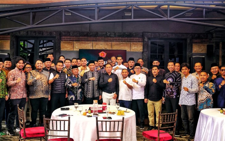 Panglima TNI Jenderal TNI Agus Subiyanto saat terima kunjungan silaturahmi dari Forum Muktamar Pemuda Islam