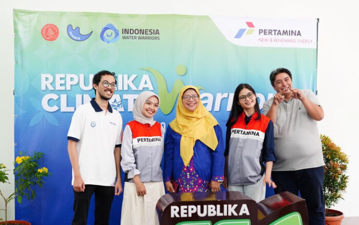 Pertamina NRE berkolaborasi dengan IWW dan Republika menyelenggarakan Climate Warrior Goes to School di SMPN 292 Jakarta