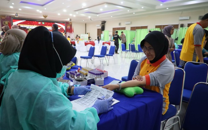 Polda Banten Cek Kesehatan Berkala Personel