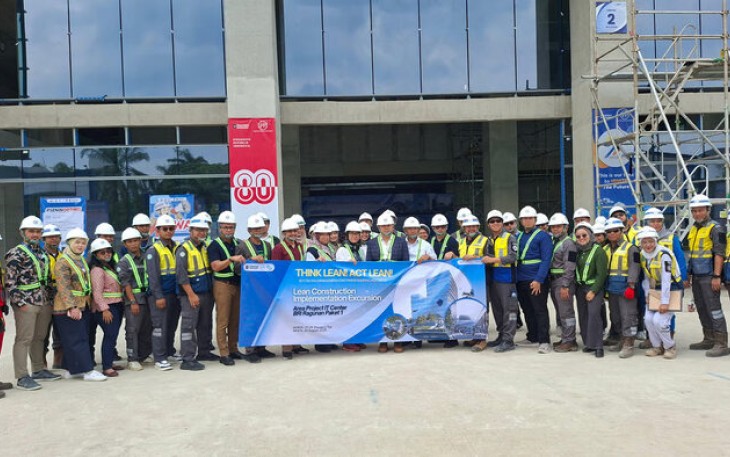 Proyek BRI Ragunan yang dibangun oleh PTPP terpilih sebagai Proyek Strategis yang Menerapkan Lean Construction