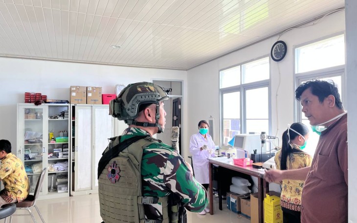 Binter terbatas diwujudkan dengan pelaksanaan komunikasi sosial (Komsos) bersama para dokter RSUD Ilaga.