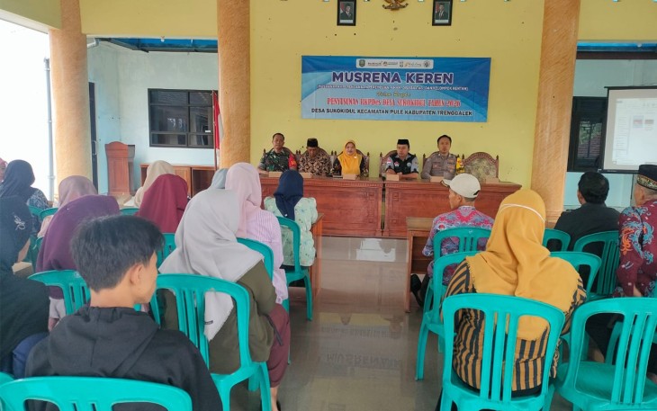 Musyawarah Perencanaan Perempuan, Anak, Disabilitas, dan Kelompok Rentan (Musrena Keren), yang digelar di Balai Desa Sukokidul, Kecamatan Pule, Kabupaten Trenggalek, Kamis (26/6/2025).