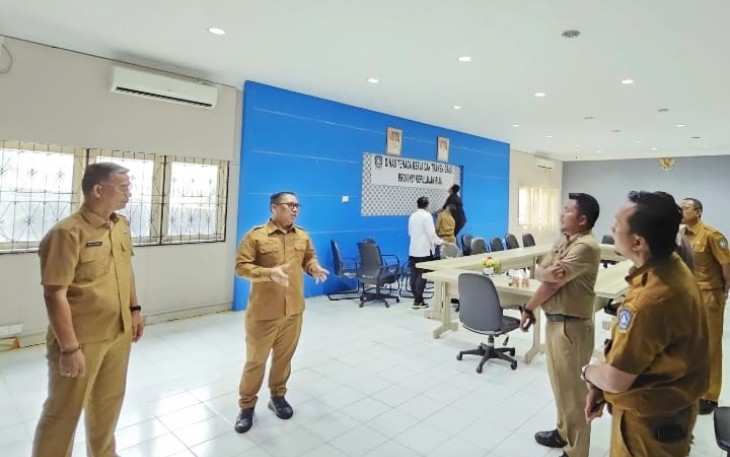 Wagub Nyanyang saat Tinjau BLK Tanjungpinang