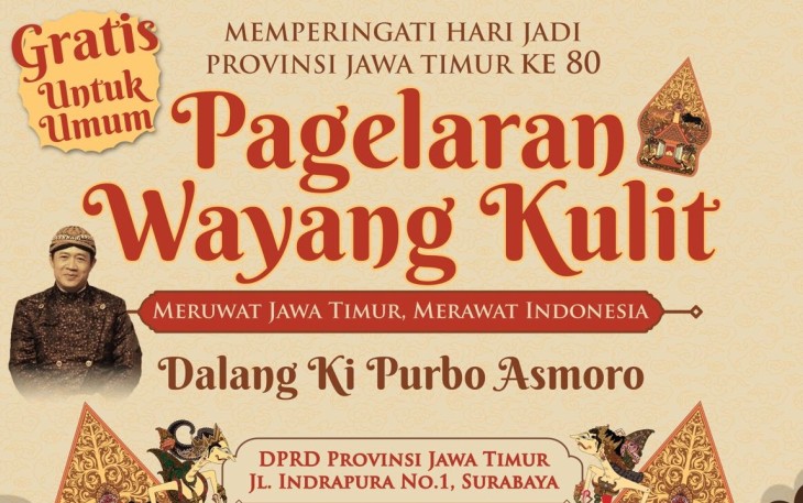 Wayang Kulit di DPRD Jatim