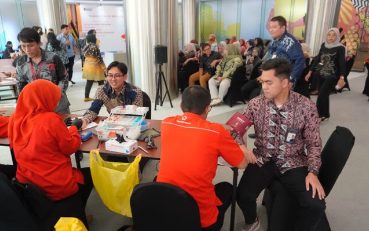 Wujud Solidaritas Kemanusiaan, BRI Finance Berkolaborasi dengan PMI Gelar Donor Darah