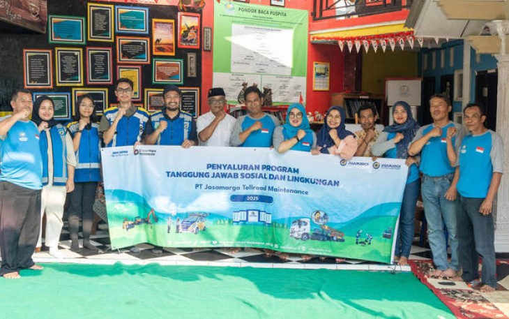 PT Jasamarga Tollroad Maintenance Salurkan Bantuan untuk Pondok Baca Puspita Wonosobo